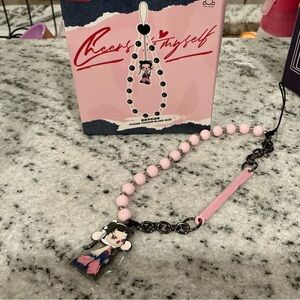 ❗️RARE❗️Pop mart skull panda “cheers to myself" phone/bag charm-confirmed